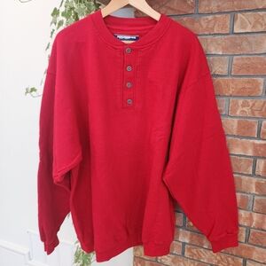 L.L. Bean Men's Red Crewneck Sweater